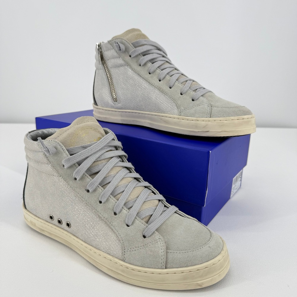 P448 Women's Skate Lace Up High Top Suede Leather Sneakers Size 39 (US‎ 8.5)